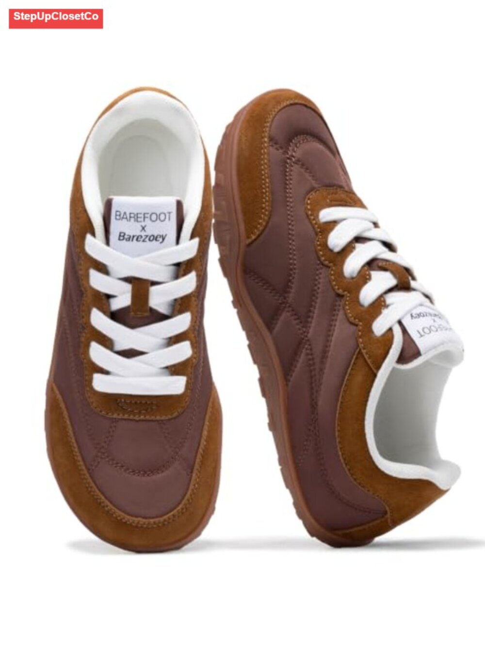 Zero Drop Barefoot Sneakers Wide Toe Box Non Slip Retro Casual Unisex Walking